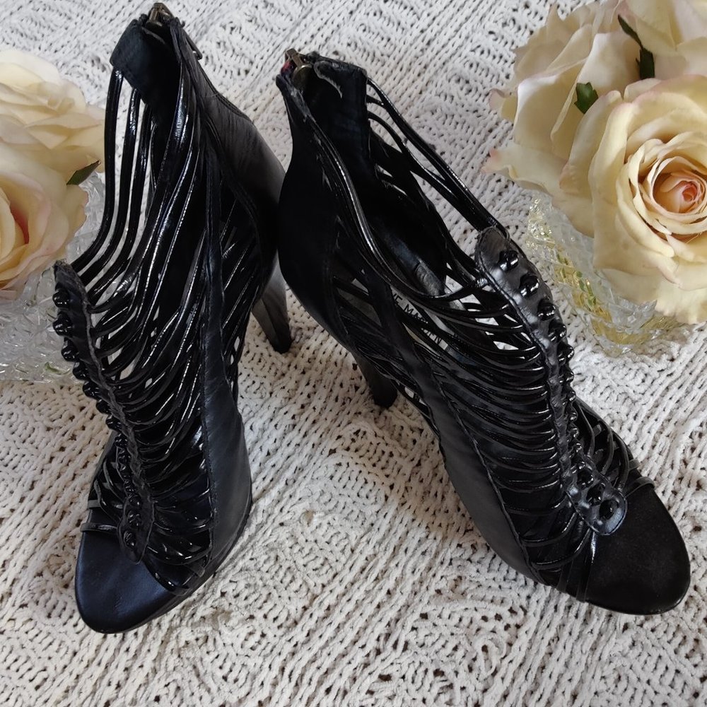 Steve Madden Faux Leather Viper Platform Heel